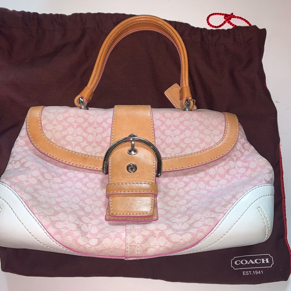 Coach Top Handle Purse Gem